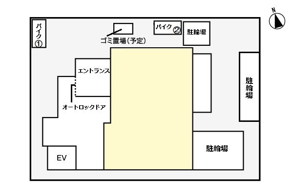 メゾンイーストゼロの区画図