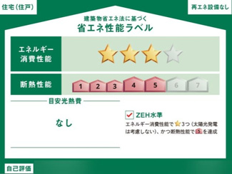 【省エネ性能ラベル】 | 平塚市御殿4丁目  5号棟 15期