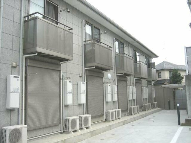川崎市多摩区栗谷３丁目のアパートの外観