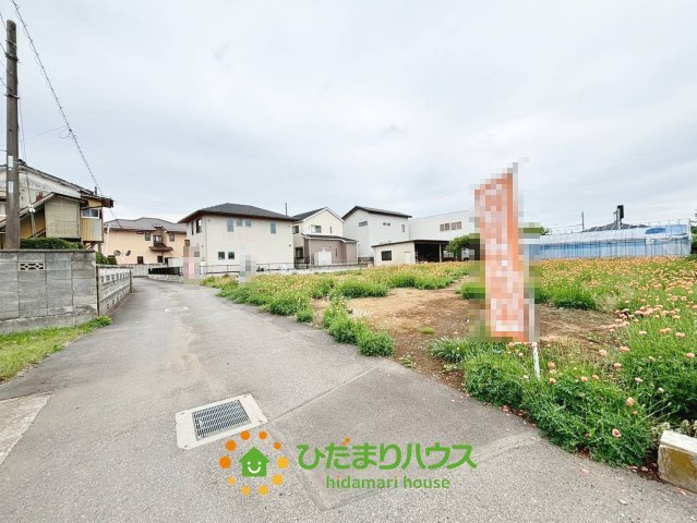 古河市三杉町１丁目　新築一戸建て　01　アイタウンの前面道路含む現地写真|2026/4/30　撮影