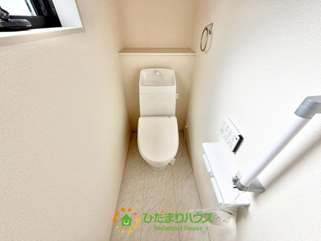 加須騎西　新築一戸建て　リーブルガーデンのトイレ