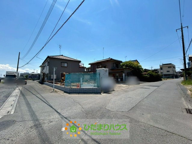 加須騎西　新築一戸建て　リーブルガーデンの前面道路含む現地写真|2026/05/14　撮影