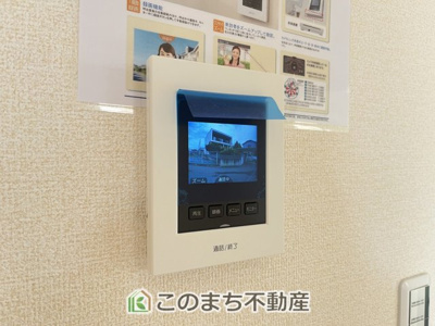 【セキュリティ】 | Livele Garden.S　第1佐野犬伏下町　3号棟 | モニタ付きインターホンで防犯面もしっかり安心♪
