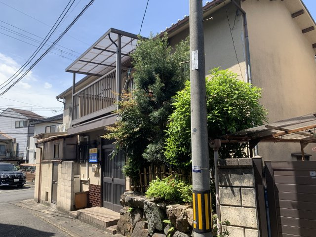 京都市左京区上高野大塚町　中古テラスハウスの外観