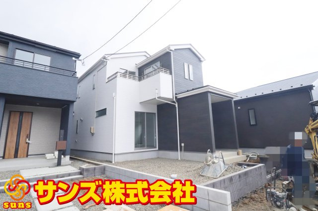 郡山市喜久田町字双又　　　４号棟　　　富田小学校、富田中学区の外観|南側から見た外観♪
