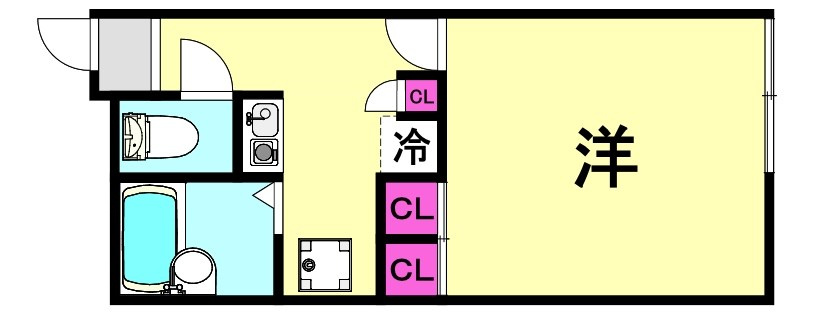 レオパレスメゾンドマルジュンの間取り