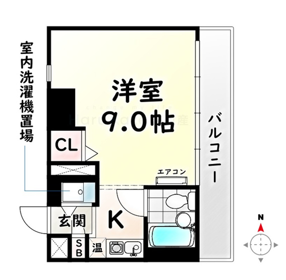 【間取り】 | ハイツ水鐘【名古屋市賃貸・RC造】