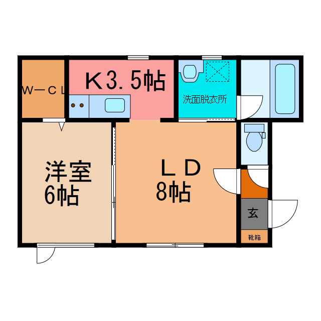 ラベージⅡの間取り