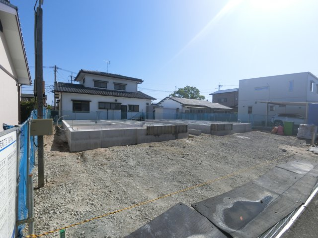 佐賀市若楠3丁目2期　2号棟の外観|基礎工事中