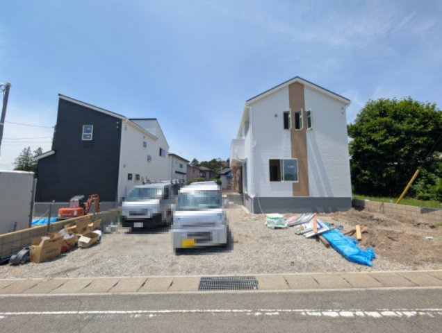 【前面道路含む現地写真】 | リーブルガーデン.S高崎市箕郷町西明屋ー②