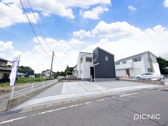 【前面道路含む現地写真】 | リーブルガーデン.S高崎市箕郷町西明屋ー②