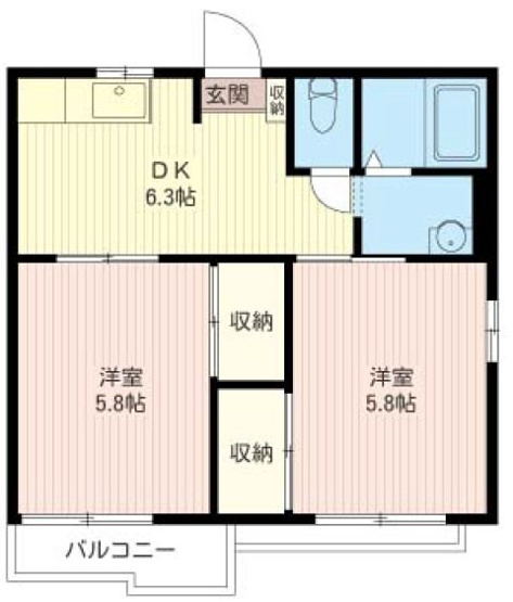 【間取り】 | ヴェルディ菊池