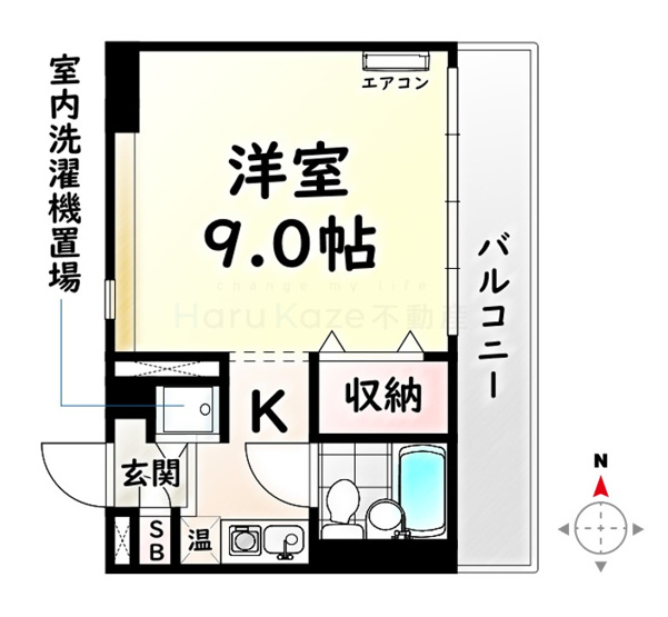 【間取り】 | ハイツ水鐘【名古屋市賃貸・RC造】