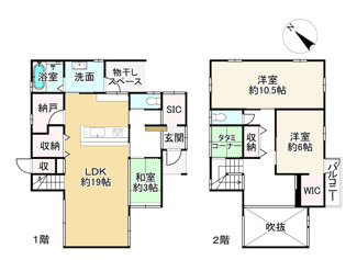 【間取り】 | 近江八幡市古川町　中古戸建