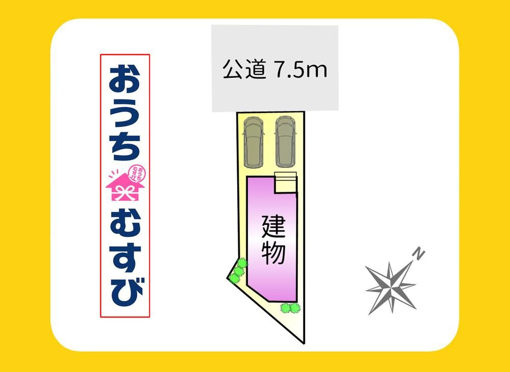 名東区上社1期(全1棟)の区画図