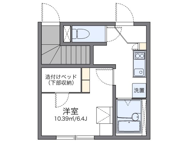 レオパレスエステルの間取り