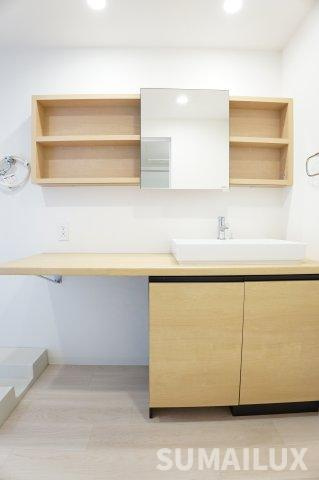 熊本市中央区九品寺５丁目の賃貸マンションの独立洗面台