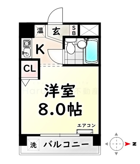【間取り】 | ハイツ水鐘【名古屋市賃貸・RC造】