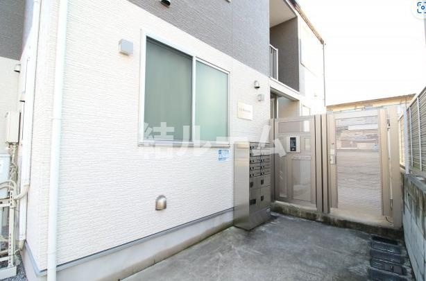 練馬区北町７丁目のアパートのエントランス