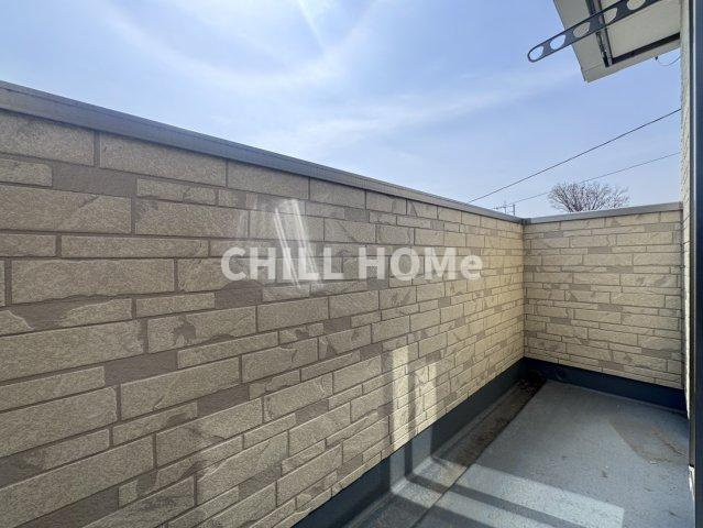 前橋市大友町３丁目の一戸建てのバルコニー|当社、チルホームのHPもご覧ください(^^)/物件情報多数♪
