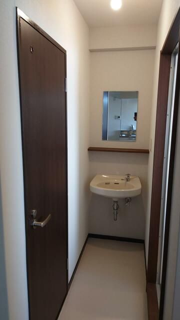 木口マンションの洗面所