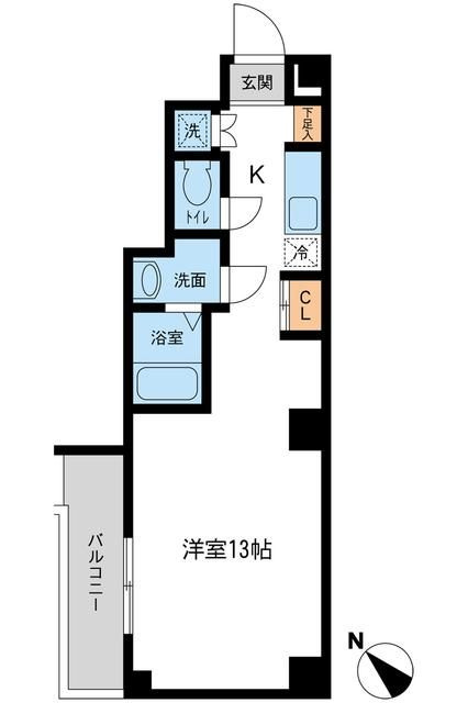 ＪＭＦレジデンス新横浜の間取り