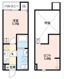 大和市中央林間西２丁目のアパートの画像
