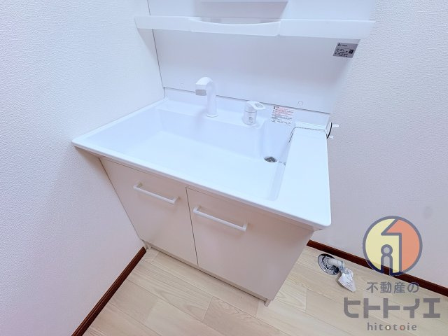 中古戸建)八女市本村の独立洗面台