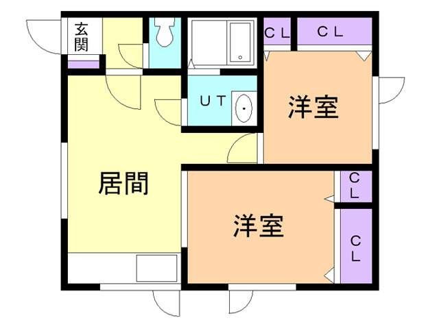 ピジョン高砂の間取り