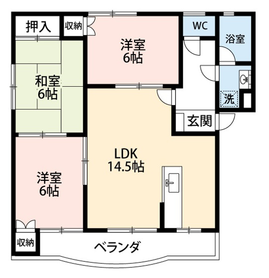 【間取り】 | エーデルハイム清水