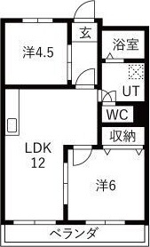 コトブキ第一ビルの間取り