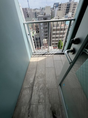 お風呂にバルコニーついてます