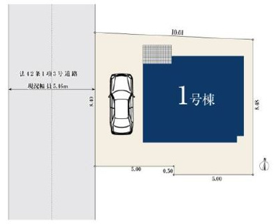 【区画図】 | 国立市矢川3丁目　新築戸建　全1棟