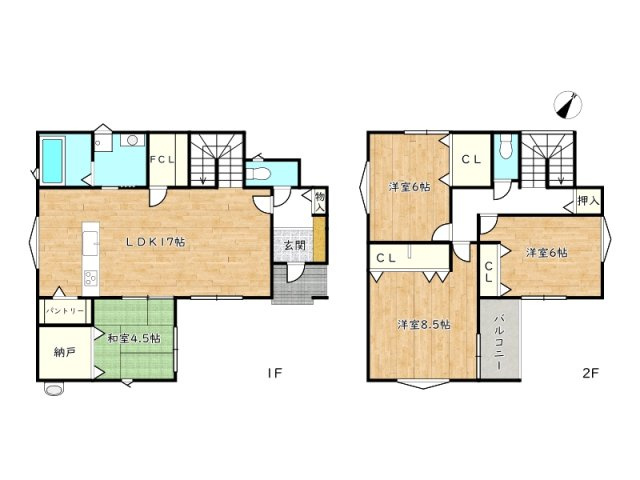 【間取り】 | 揖保郡太子町鵤Ⅱ全4区画