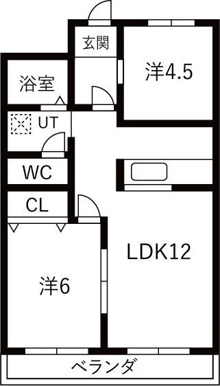 コトブキ第一ビルの間取り