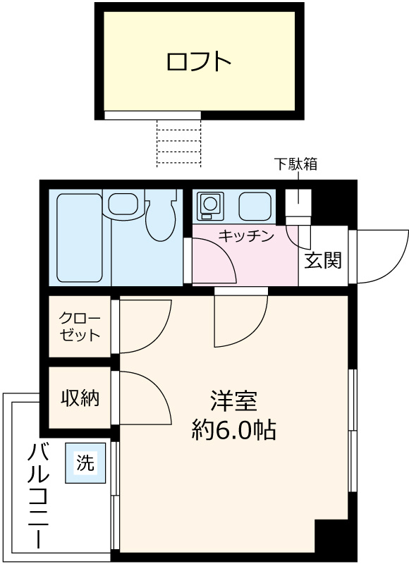 ルミナス町屋の間取り