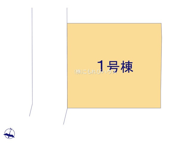 桶川市下日出谷16期　新築一戸建て　グラファーレ　01の区画図|【全1棟・1号棟】桶川市下日出谷16期　新築一戸建て　グラファーレ　01・3LDK・土地面積103.53m2・建物面積96.87m2
26.5.1撮影済み