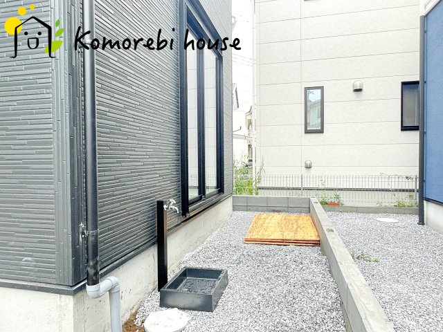 桶川市下日出谷16期　新築一戸建て　グラファーレ　01の庭|26.5.1撮影済み