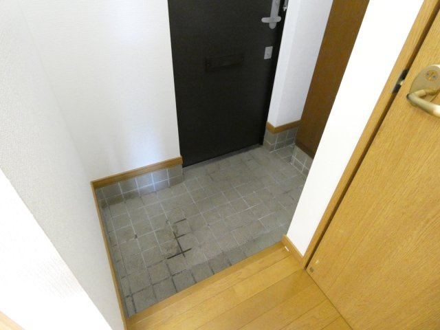 フラッツ小林(稲田)の玄関