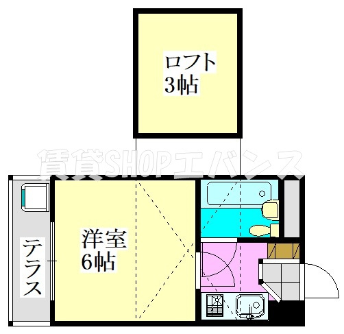 【間取り】 | ジュネパレス津田沼第20