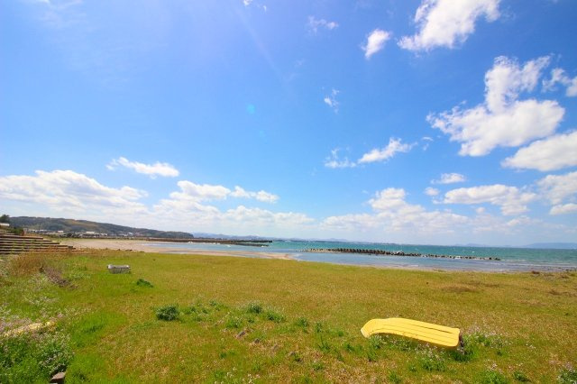 ■□淀江町今津戸建□■の展望|砂浜まで徒歩約１分の距離になります。
