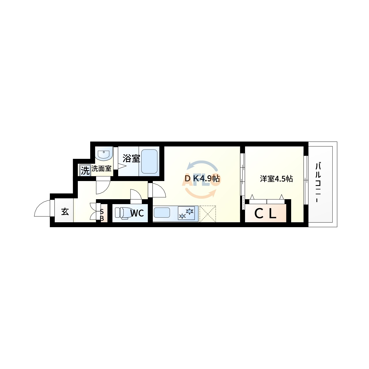 GARDENIA高井田の間取り|GARDENIA高井田　間取り