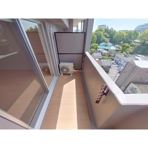 熊本市中央区新町１丁目の賃貸マンションのバルコニー