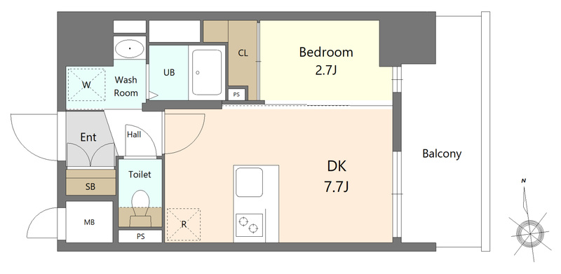 RESIDENCE花畑の間取り