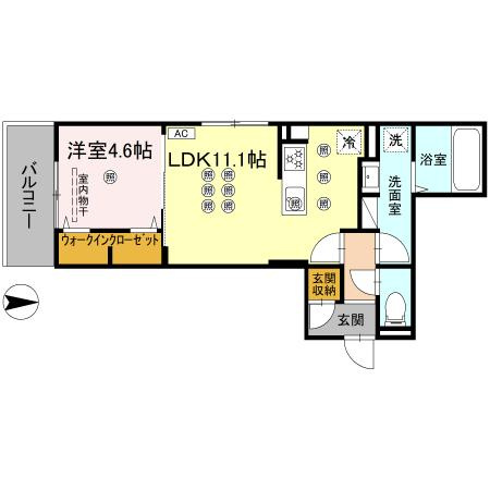 【間取り】 | クランツ朝生田