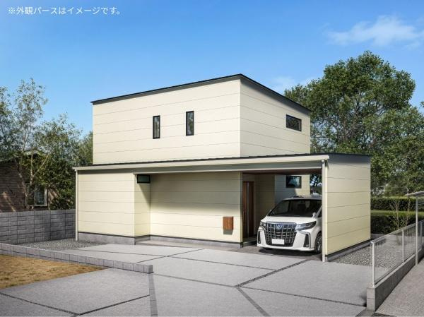 里Ｓ棟　新築の完成予想図|※パースはイメージです。※図面と現況が異なる場合は現況を優先させていただきます。
