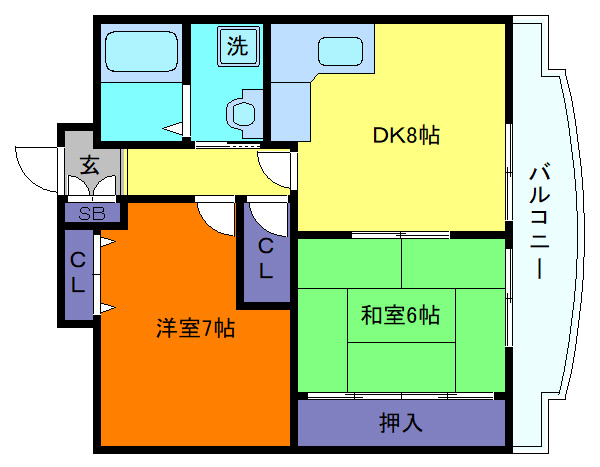 ビエント六甲２の間取り