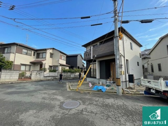 ★木津川市木津南後背　第5期　新築一戸建ての前面道路含む現地写真|車通りの少ない前面道路！お子様がいらっしゃるご家族でも安心！