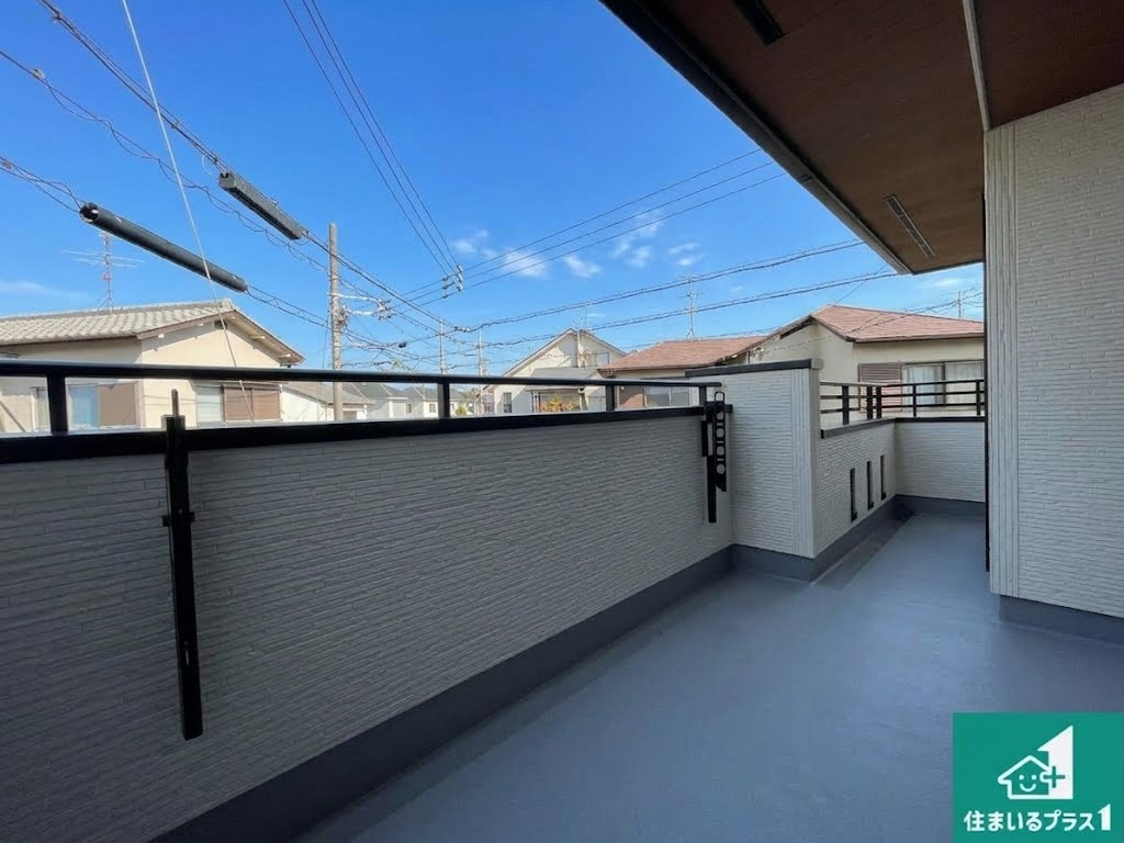 ★木津川市木津南後背　第5期　新築一戸建てのバルコニー|日当たりのよいバルコニー！お部屋が開放的に！