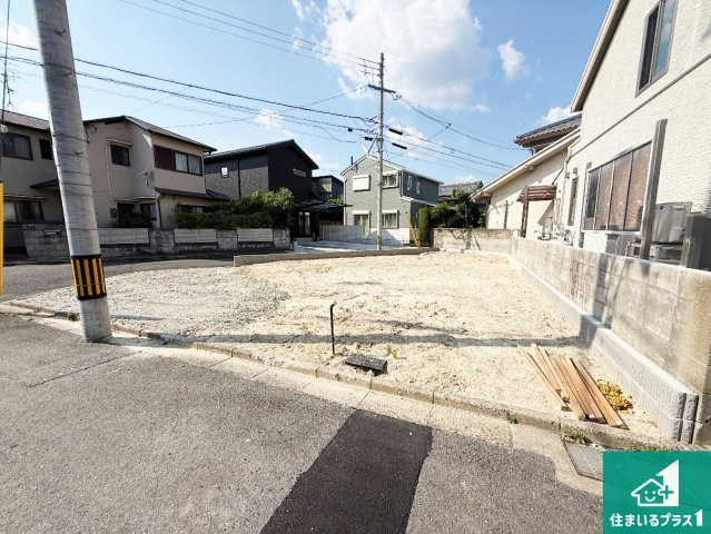 ★木津川市木津南後背　第5期　新築一戸建ての外観|周辺は落ち着いた街並みの住宅地！子育てがしやすい住環境です！まだ未完成ですが、現地でしかわからない事もございます。是非一度ご覧ください。